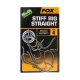 Fox EDGES™ Stiff Rig Straight - Größe 6 Haken