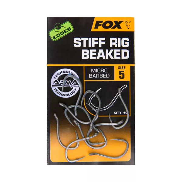 Fox EDGES™ Stiff Rig Beaked - Größe 5 Haken