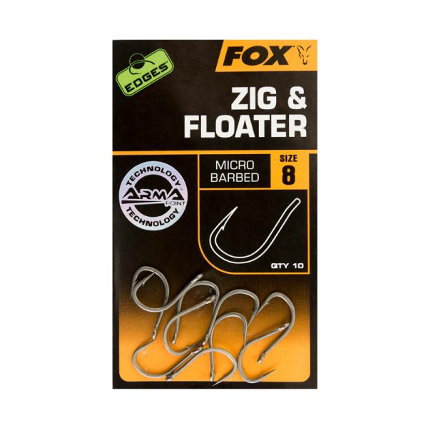 Fox EDGES™ Zig & Floater - Größe 10 Haken