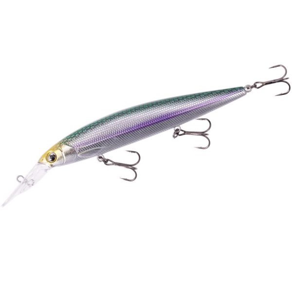 Major Craft Ceana Jerkbait 110SPM Middle 11cm 17gr #001 Blue Back Silver Schwimmender Wobbler
