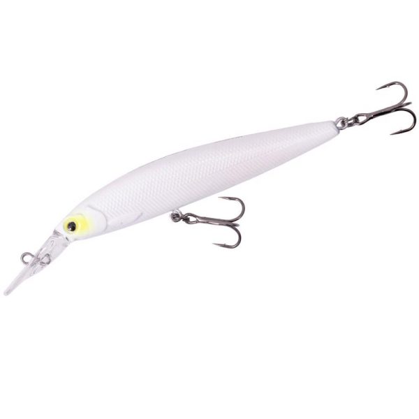 Major Craft Ceana Jerkbait 90SPM Middle 9cm 11gr #004 Yellow Cheek Pearl White Schwimmender Wobbler