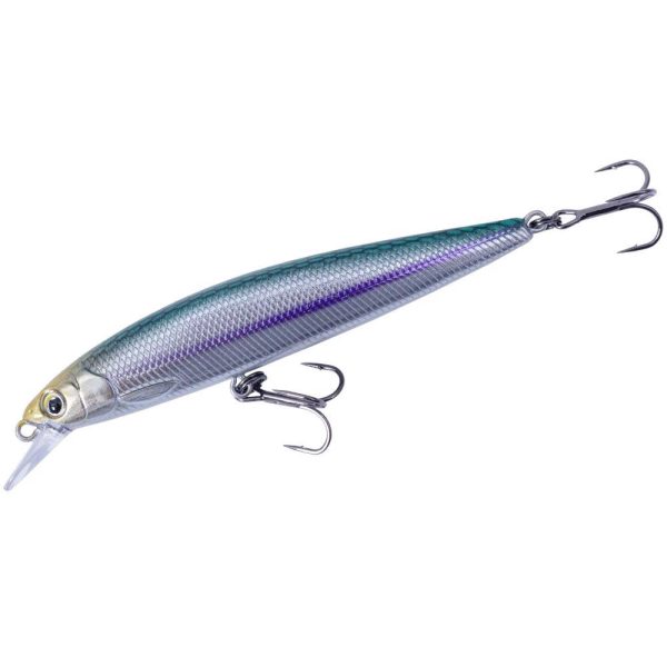 Major Craft Ceana Jerkbait 90SPS Shallow 9cm 10gr #001 Blue Back Silver Schwimmender Wobbler