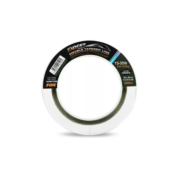 Fox Exocet Pro Low Vis Grün 0,33-0,50mm 300m Konische Monofile Hauptschnur