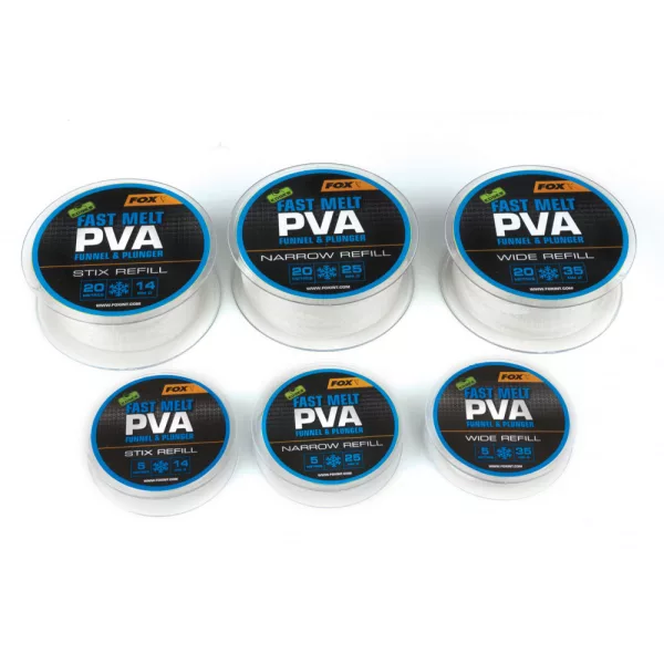 Fox EDGES™ PVA Mesh Refills Fast Melt Refills 25mm Narrow - 20m PVA-Netz