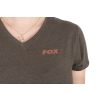 Fox WC V Neck T-Shirt Grün-Malve Damen T-Shirt S