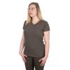 Fox WC V Neck T-Shirt Grün-Malve Damen T-Shirt L