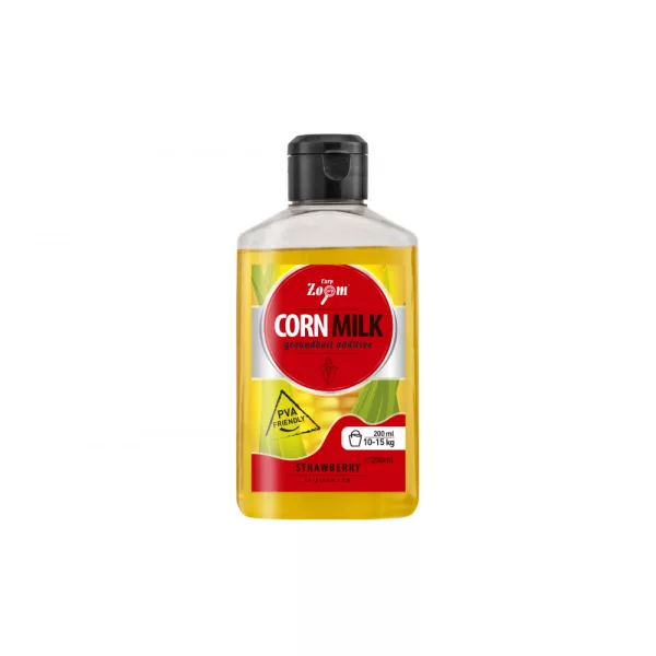 Carp Zoom Corn Milk Erdbeere Extra Flüssiger Zusatzstoff 200ml