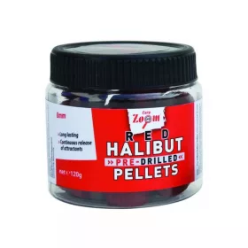  Carp Zoom CZ Rote, vorgebohrte Heilbutt-Hakenpellets, 15 mm, Heilbutt, 120 g