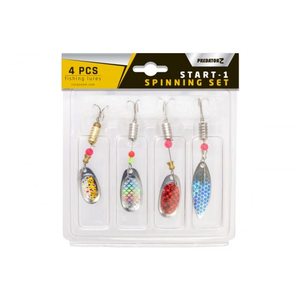 Predator Z 4-5gr Spinner in verschiedenen Farben 4Stk