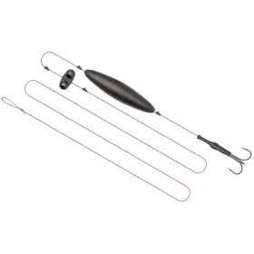   Predator Z Catzoom 130cm 220lbs Komplettes Schwimmer-Vorfach mit Rassel