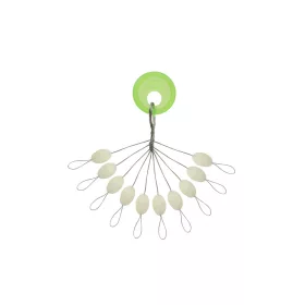 Predator Z 5x7mm Fluoreszierender Gummi Stopper 10 Stück