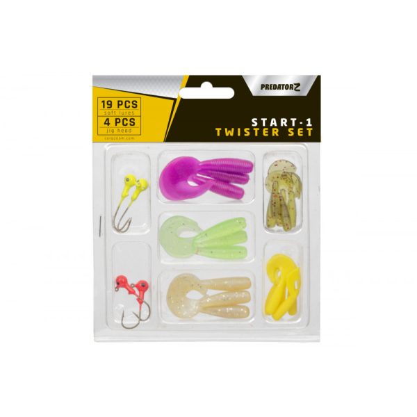 Predator Z Start-1 Farbige 0,5-1,7gr Twister-Set 23 Stk.