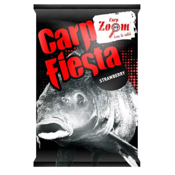 Carp Zoom CZ Carp Fiesta Futter, Erdbeere, 1kg