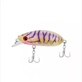   Predator Z PZ Beetle Wobbler, 5 cm, 7,8 g, gelb, weiß, lila, schwimmend