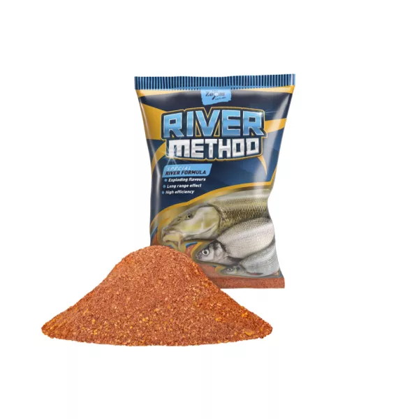 Carp Zoom River Method Feeder Erdbeer-Fischfutter 2kg