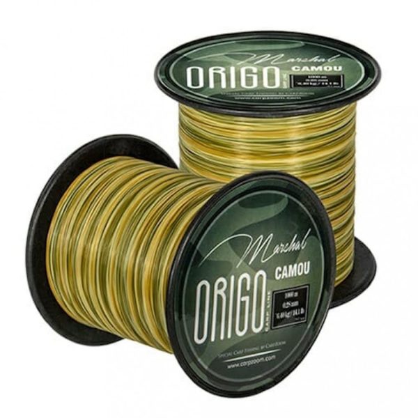 Marshal Marshal Origo Camou Karpfenschnur Tarnmuster, o0,37 mm, 1000 m, 10,4 kg
