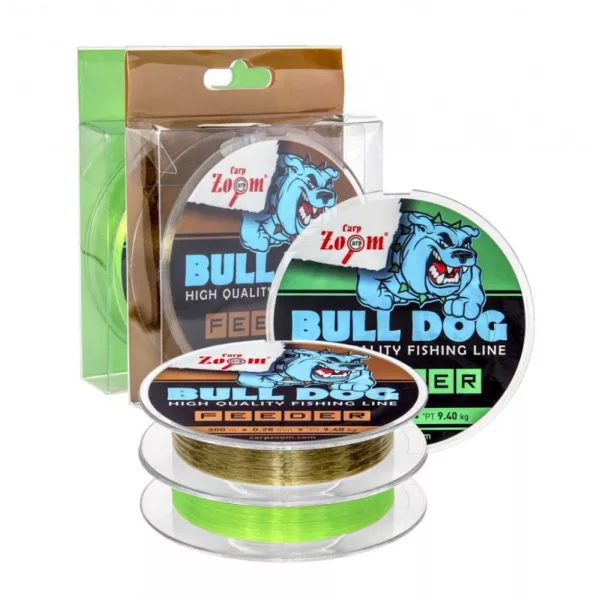 Carp Zoom CZ Bull-Dog Feeder Angelschnur, o 0,20 mm, 300 m, 5,6 kg, grün
