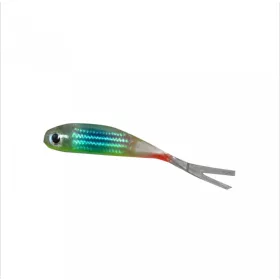   Predator Z PZ Offspring Tail Killer Gummifisch mit Fischgeschmack, 5 cm, blau, rot, 5 Stk.