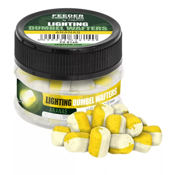 Feeder Competition Lighting Dumbel Wafters Ananas 8x12mm Wafters 15gr