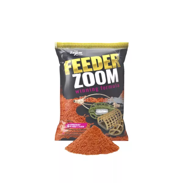 Carp Zoom Feeder Zoom Erdbeere, Robin Red, Fischfutter 1kg