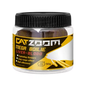 Catzoom 30mm Leber-Blut Wels Mega Boilie 50gr