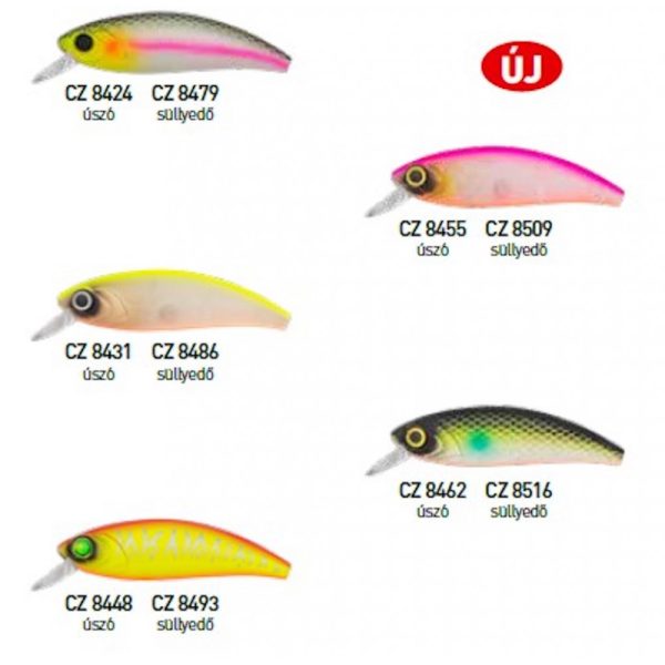 Predator Z Predator-Z Immortal Shad Wobbler, 5 cm, 4 g, Forelle, schwimmend