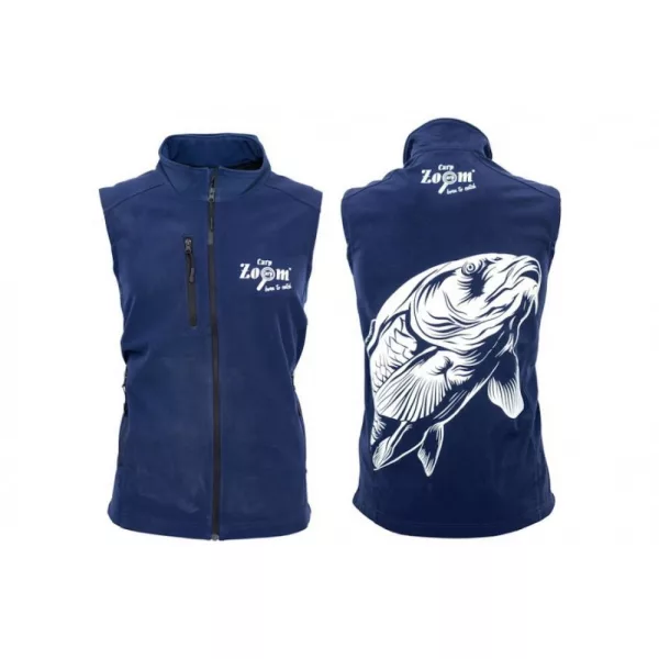Carp Zoom CZ Damen Softshell-Weste, 2XL, dunkelblau