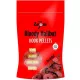 Carp Zoom CZ Erdbeer-Heilbutt-Hakenpellet gebohrt, 15 mm, Erdbeere, fischig, 150 g