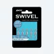 BKK Crane Swivel-62 (Stainless Steel, Black) 6# 10 Stk./Packung Wirbel