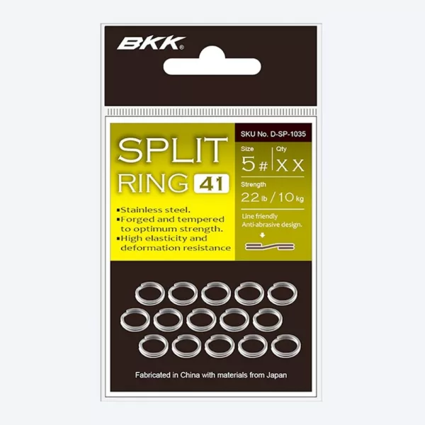 BKK SPLIT RING-41 1# 20 Stk./Packung Sprengring