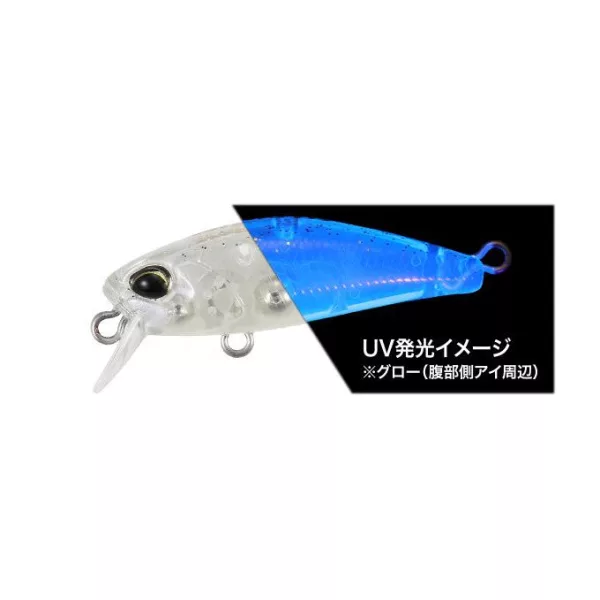 Duo Tetra Works Toto Fat 35F 3,5cm 1,8gr CCC0076 UV Silver Schwimmender Wobbler