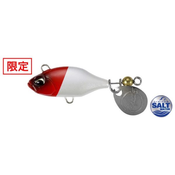 Duo Realis Spin 40 SW 4,0cm 14gr ACC0001 Pearl Red Head Spin-Tail Kunstköder