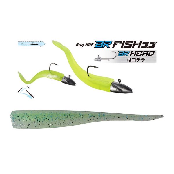 Duo Bayruf BR Fish 8,4cm S045 Kibinago Green Kunststoffköder 7 Stk.