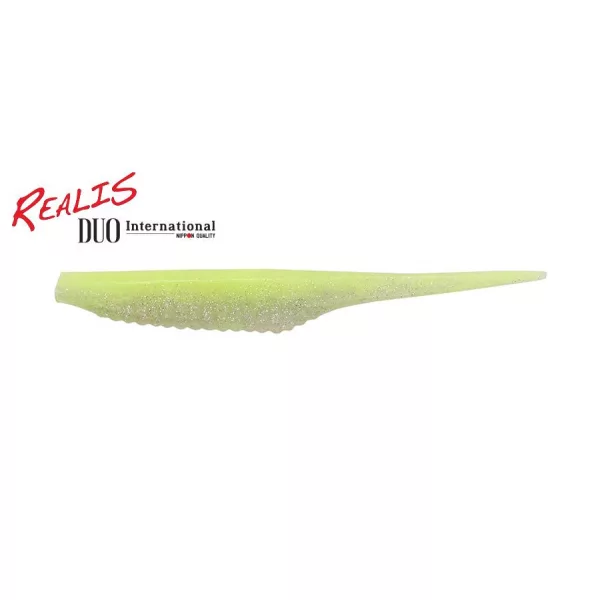 Duo Realis Versa Pintail 7,6cm F075 Chartreuse Shad Plastikköder 10 Stk.