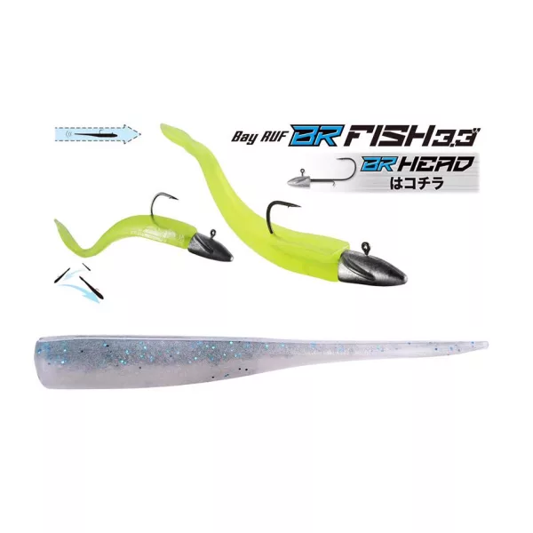 Duo Bayruf BR Fish 8,4cm F104 Smokey Magic Plastikköder 7Stk