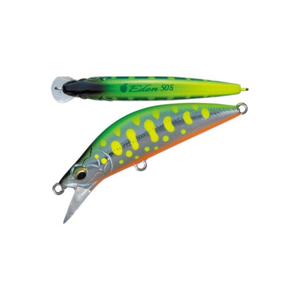 Major Craft Finetail Eden 50S 5cm 4,5gr #017 Lime Chart Yamame Sinkender Wobbler