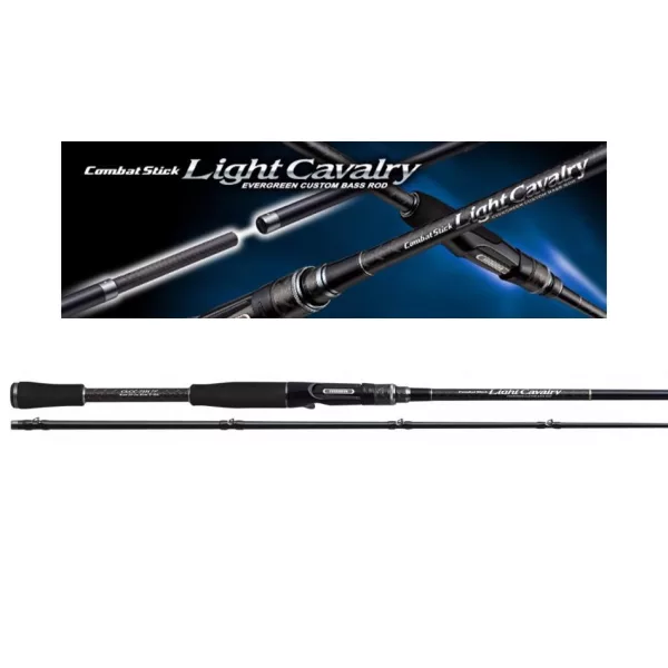 Evergreen Light Cavarly CLCC-71H Baitcast 216cm 10,5-56gr 2-teilige Spinnrute