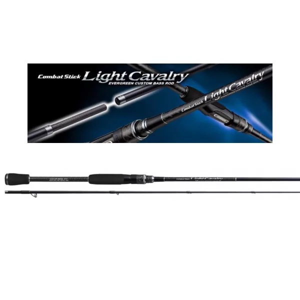 Evergreen Light Cavarly CLCS-611L 211cm 0,9-7gr 2-teilige Spinnrute