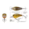 Evergreen Piccolo Dive Shallow 4cm 6,4gr #380 Chart Shad Wobbler