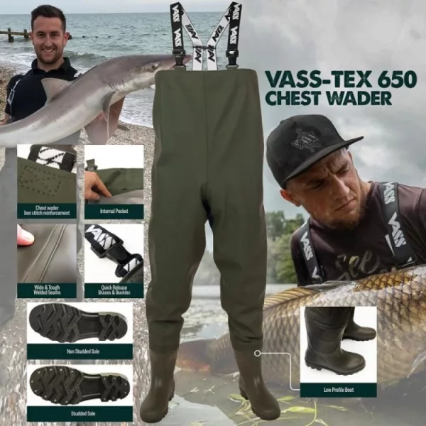 Vass-Tex 650 Brustwathose Größe 44