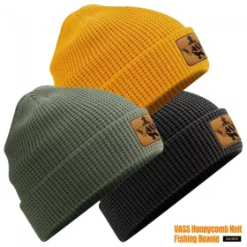 Vass-Tex Honeycombe Fishing Beanie Sárga Sapka