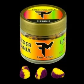   Feedermánia Larva Air Wafters Two Tone M Sweet Pineapple Zitronen-Lila Wafters