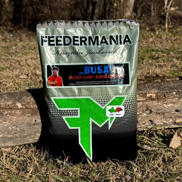 Feedermánia Groundbait Premium Grundfutter für Silberkarpfen Minze-Anis 2,5kg