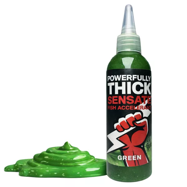 Fjuka Powerfully Thick Sensate Fluoro Green Fish Accelerant Flüssiges Zusatzgel 100ml