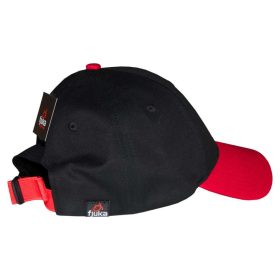 Fjuka Rot-Schwarze Kappe Baseball Mütze