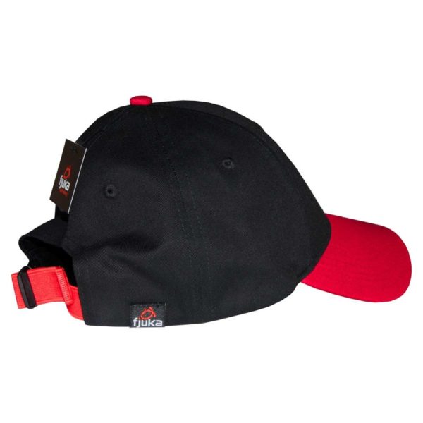 Fjuka Rot-Schwarze Kappe Baseball Mütze