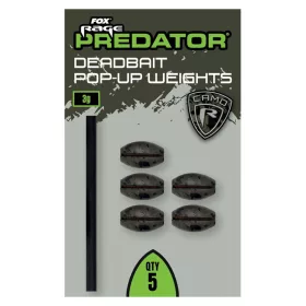   Fox Rage Predator Camo Deadbait Pop-up Weights Vorblei 5gr 5Stk