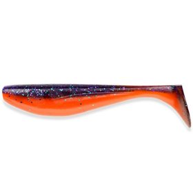   FISHUP Wizzle Shad 7,62cm (8 Stk.), #207 - Dunkelviolett/Orange Plastikköder