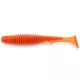 FISHUP U-Shad 7,62cm (9pcs.), #049 - Orange Pumpkin/Black Kunststoffköder