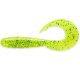 FISHUP Mighty Grub 11,43cm (4 Stk.), #026 - Flo Chartreuse/Grün Gummiköder